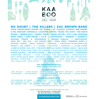 Featured Event - KAABOO Del Mar 2015